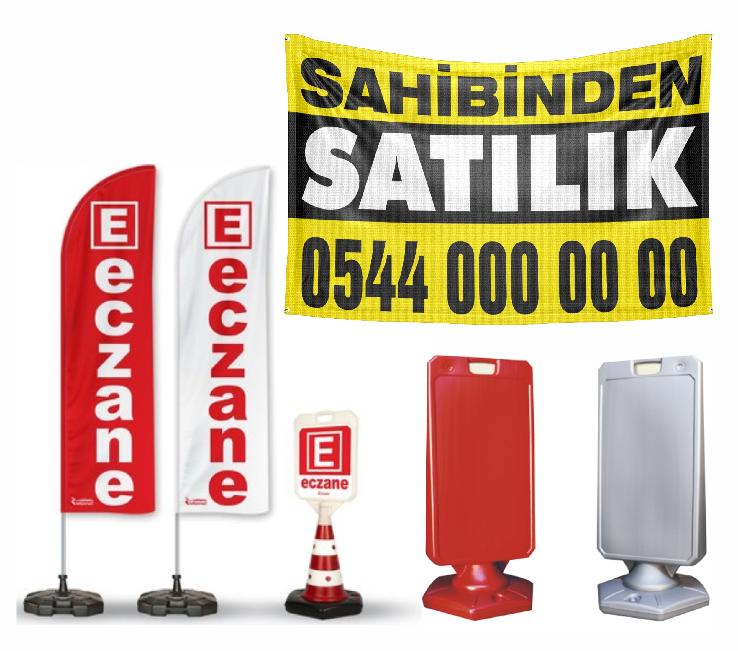 Nerede O Branda Afişler, Dubalar, Bayraklar