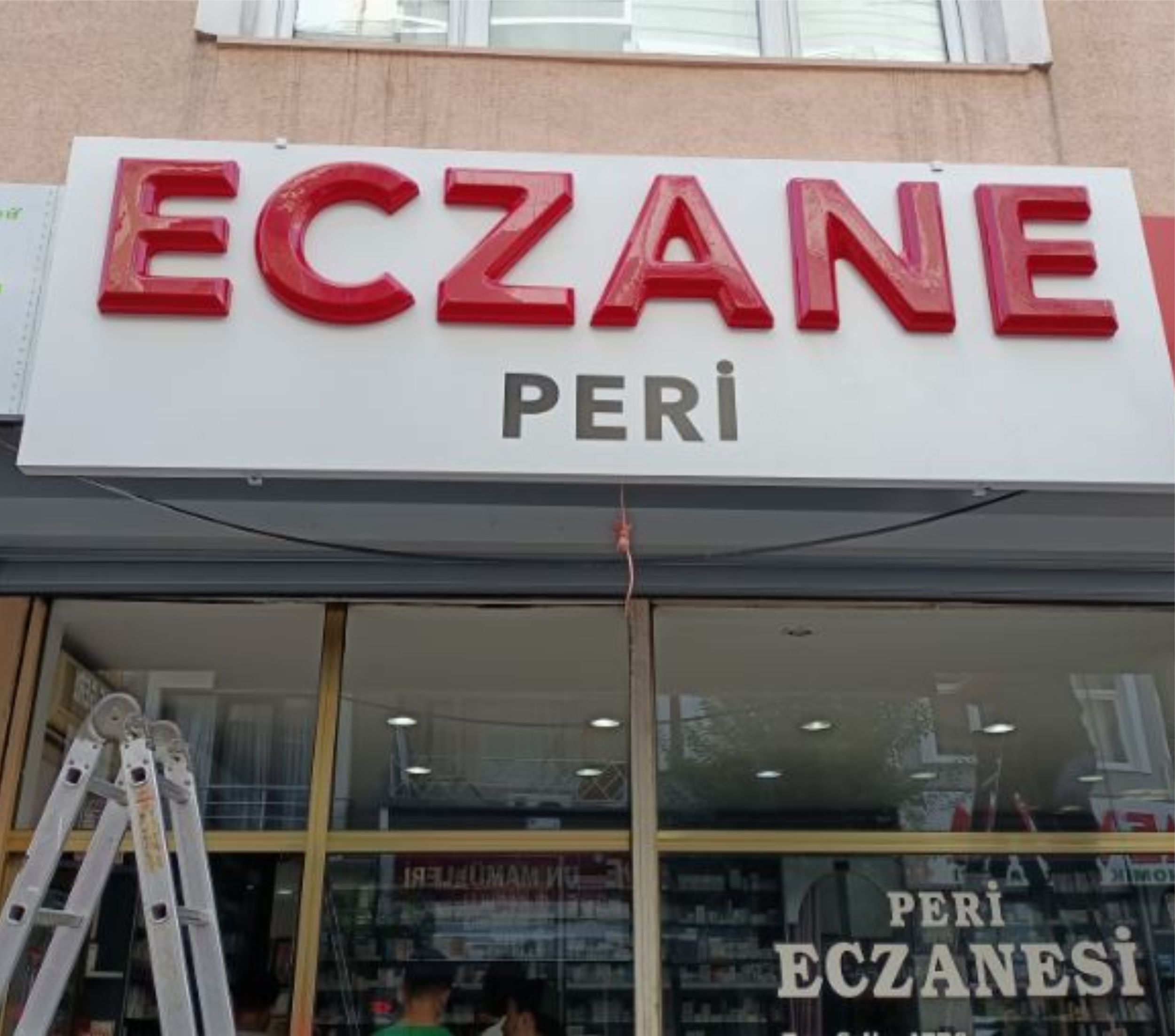 Kurumsal şık Eczane Tabelası